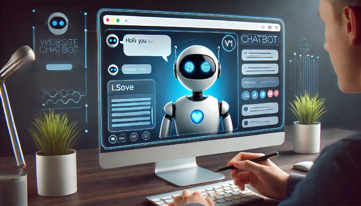 AI Chatbot on a website